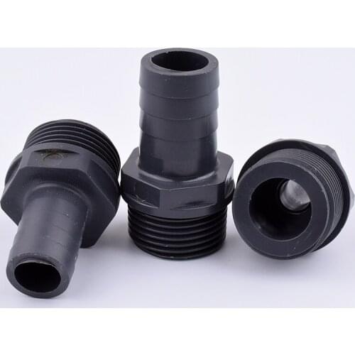 1Pc Thickening UPVC Pagoda Male Thread Connector Garden Irrigation Hose Aquarium Industrial Grade High Pressure Resistance