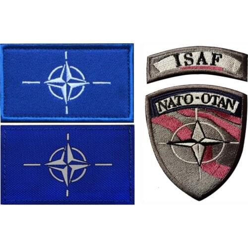 Embroidery/IR ISAF Military Paste Patch Personality Accessories Clothes Backpack Hat Army Combat Badge Appliques