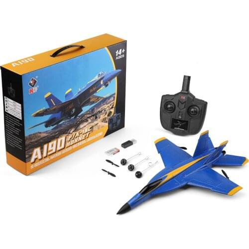 Wltoys XKS A190 2.4G 2CH RC Airplane Flying Aircraft EPP Foam Fixed Wing Airplane Foam Plane RC Aircraft Model Toys for Beginner