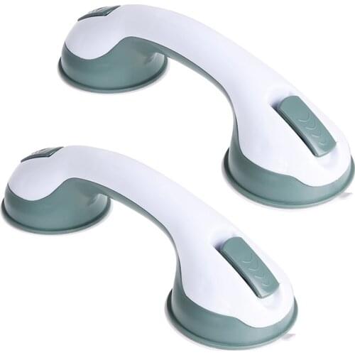 1/2pcs Bathroom Grip Handle Safety Strong Mount Grab Handle Support Shower Tub Suction Cups Grab Bar Support Bathroom Tools