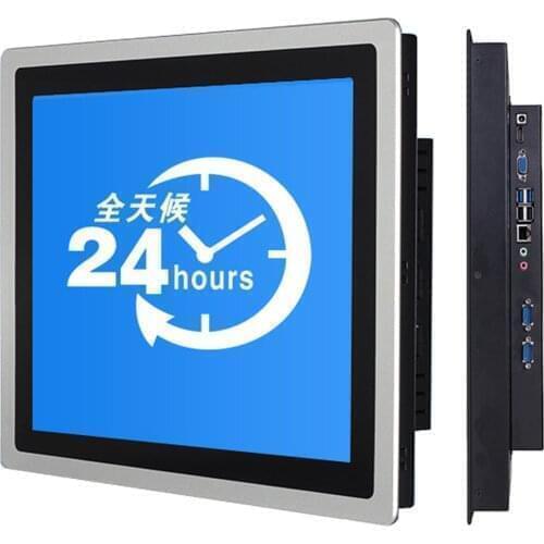 10" 12" 15 inch industrial Mini computer Intel Core i5 3337U 17" panel AIO pc with capacitive touch screen for Windows 10 pro