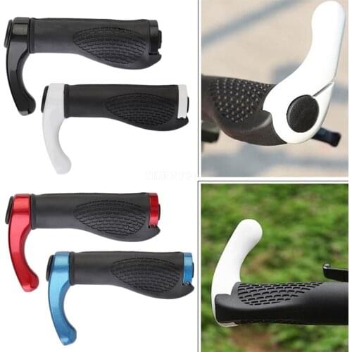 20Pair Cycling Grips Mountain Bike Handle Rubber Grips Of Bilateral Lockable Anti-skid Ergonomics Bicycle Handlebar