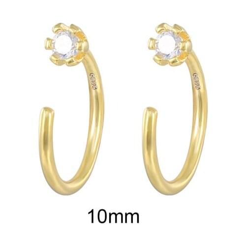 Aide 925 Sterling Silver CZ Earrings For Women 2021 Piercing Crystal Zircon Hook Earring Jewelry Gifts Pendientes Brincos Joyero