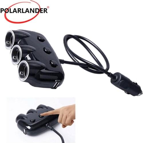 Vehicle Charger Adapter car charger Mini Universal Triple USB Car USB Socket 3 Port 2.1A 2A for smartphone For Android