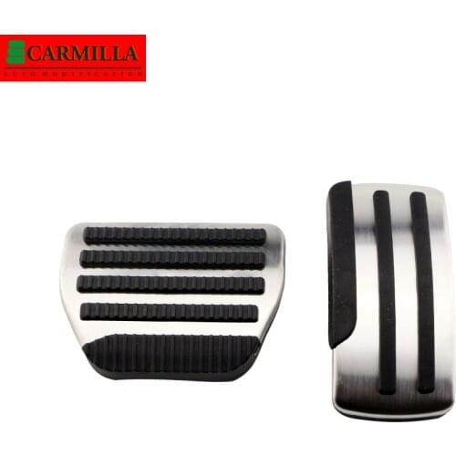 Carmilla Car Pedals for Nissan Teana Pathfinder 2010 - 2016 Stainless Steel AT MT Brake Gas Pedal Protection Cover Accessories