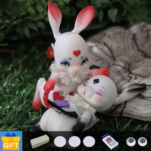 BJD Doll Shuga Fairy Bawu 1/12 Tobi Easter Bunny Rabbit Resin Doll Luts Animals YoSD Mini Pet Fashion Shop Optional Fullset