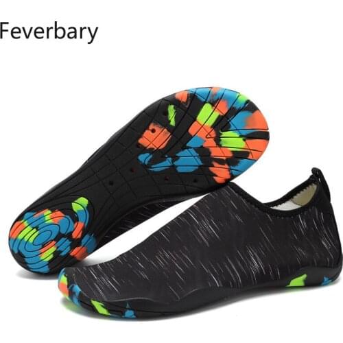 Feverbary Aqua Shoes Women Barefoot Beach Water Boots Outdoor Swimming Quick-Drying Men Cycling Fishing Surfing Sneakers