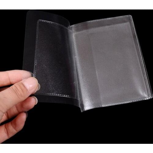 PVC Transparent Auto Documents Cover Drivers License Case Protect Car ID Card Holder For Men Women