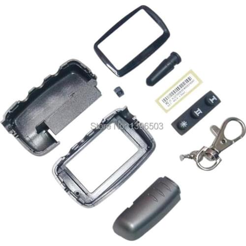 A9 Case Keychain Key Body Cover for 2 Way Car Alarm Starline A9 A6 A8 A4 2-WAY LCD Remote Control Key Fob Chain