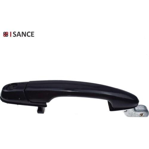 ISANCE Black Front Left Exterior Outside Door Handle For Hyundai Tucson 2006 2007 2008 2009 2.0L 2.7L 82650-2E000 82650-2E020-CA