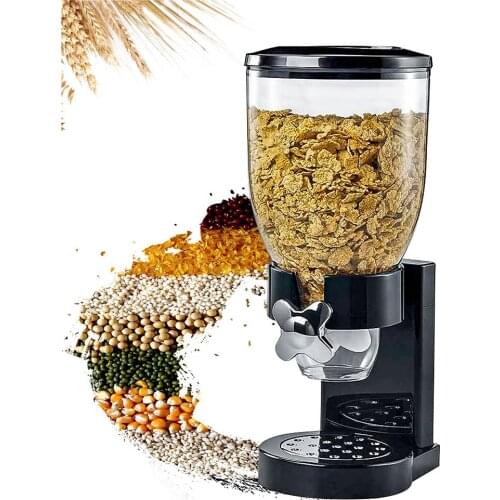 Cereal Dispenser Single Cereal Dispenser Grain Oat Storage Container Kitchen Dry Food Candy Sweet Rice Chocolate Chip Oats Grain