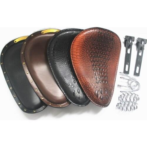 For Dyna Sportster XL883 XL1200 Custom Bobber Chopper for Honda Yamaha Kawasaki Motorcycle 3" Springs SOLO Seat Bracket