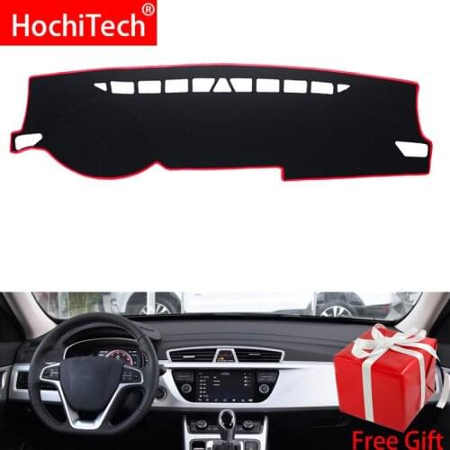For GEELY Emgrand X7 Sport 2013-2018 Right and Left Hand Drive Car Dashboard Covers Mat Shade Cushion Pad Carpets Accessories