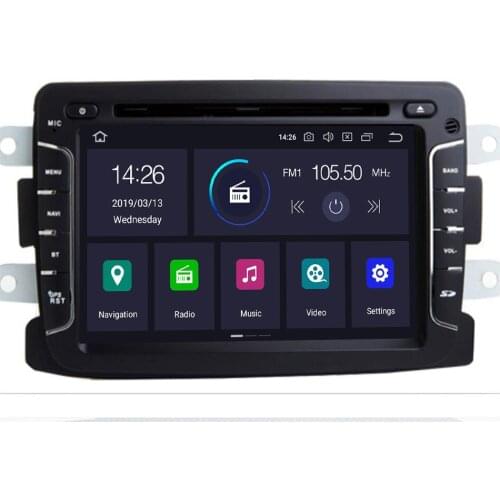 DSP IPS 4GB 64G Android 10 car multimedia GPS For Dacia Sandero Duster Captur Lada Xray 2 Logan 2 Dokker Lodgy 2012-2017