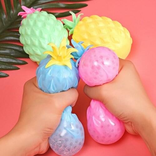 Simulation Pineapple Press Decompression Toy Relieve Anti Stress Balls Hand Squeeze Fidget Toy Pack For Child Kids Antistress