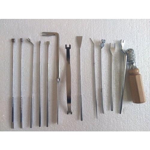 Piano tuning tools 13 pieces of kit