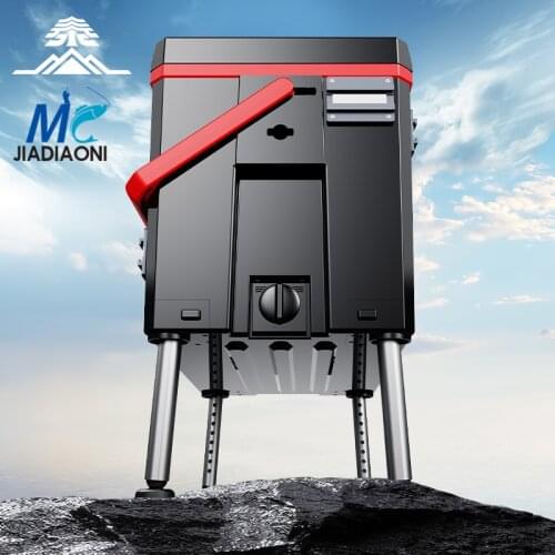 JIADIAONI Fishing Box Multi-function Fishing With Insulated Cool Chair Aluminum-Magnesium Alloy Accessories Large Capacity 32L