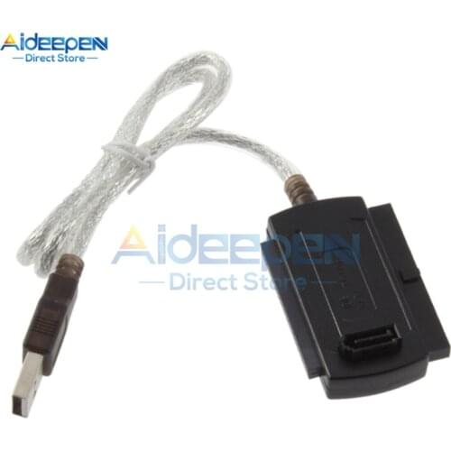 3 in 1 USB 2.0 IDE SATA 5.25 S-ATA 2.5 3.5 Inch Hard Drive Disk HDD Adapter Cable For PC Laptop Converter