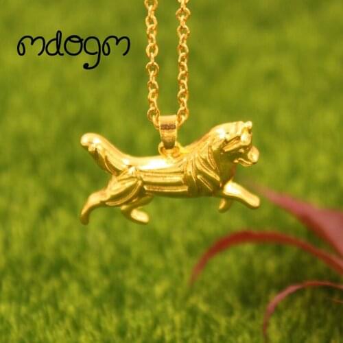 Cute Husky Necklace Dog Animal Pendant Gold Silver Plated Jewelry For Women Male Female Girls Ladies Friendship AKC N003