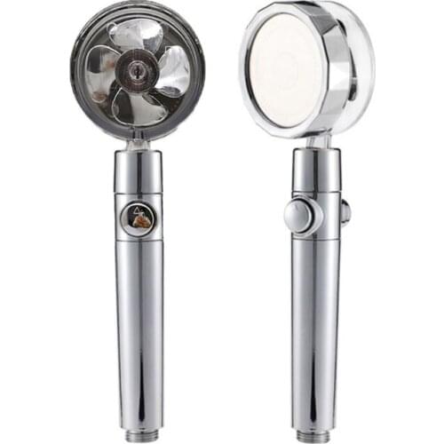 Multifunctional Wall-mounted Shower Turbo Shower Head 360 Degree Pressurized Shower Head Removable Handheld Shower