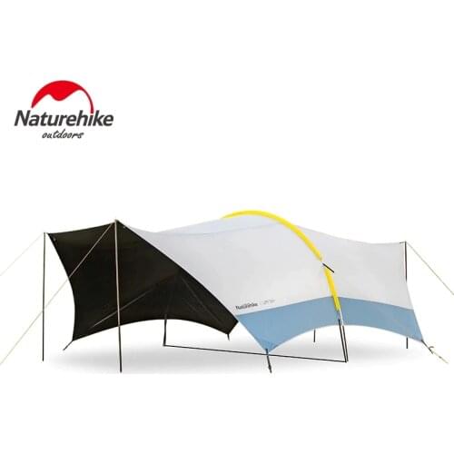 Naturehike UPF 50 Ultraviolet-proof 15D Oxford Fabric Rainproof Large Shelter Canopy Awning for Family Party Picnic Camping