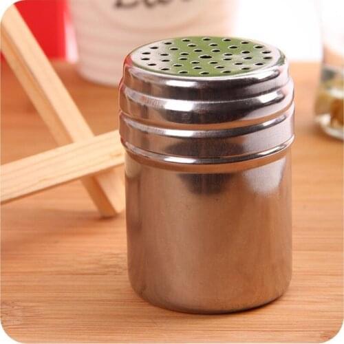 Stainless Steel Salt Shaker Sugar Pepper Toothpick Storage Bottle BBQ Picnic Seasoning Jars LX2215
