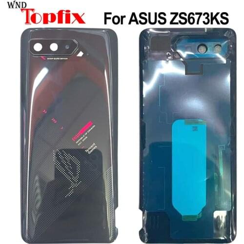 New Cover 6.78" For Asus ROG Phone 5 ZS673KS Back Battery Cover Housing For ASUS ZS673KS Back Battery Cover