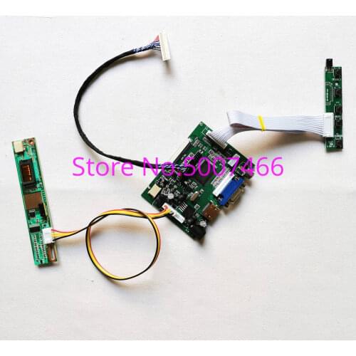 Fit LP141WX3 (TL)(P1)/(TL)(P2)/(TL)(Q1)/(TL)(Q2)/(TL)(R1) VGA AV 30-Pin 1280*800 LCD 1CCFL LVDS screen controller board kit