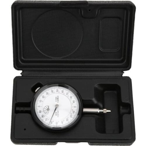 8 Jewels Bearing Support Shockproof Dial Indicator 0.001mm High Accuracy 0-1mm Range Stainless Steel Dial Gauge Measuring Tool