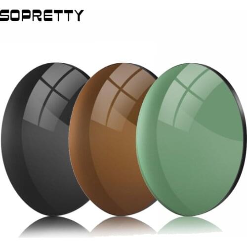 1.61 (-0.00~-8.00) Polarized Prescription CR-39 Resin Aspheric Glasses Lenses Myopia Sunglasses Lens Coating Lentes