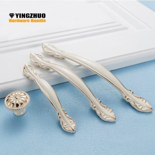 Puxador 128mm Euro-style Kitchen Cabinet Door Handles Bedroom Furniture Knobs Ivory Closet Handle Drawer Pulls Bars