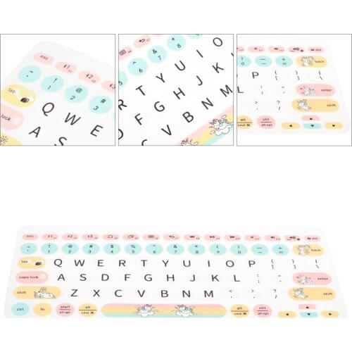 Rainbow Laptop Keyboard Cover Protector Compatible for Logitech K380