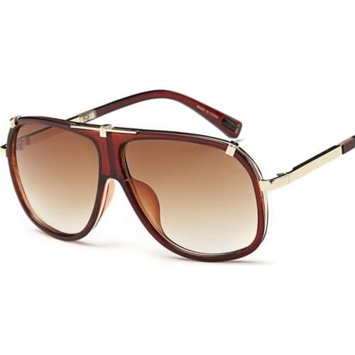 Casual Metal Pilot Sunglasses Men Oculos Driver Brand Designer Sun Glasses For Men Driving UV400 Shades