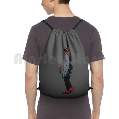 Pointing Up Backpack Drawstring Bags Gym Bag Waterproof Sports Basketball Kyrie Erving Brooklyn 11 Bed Stuy Bklyn Cavs