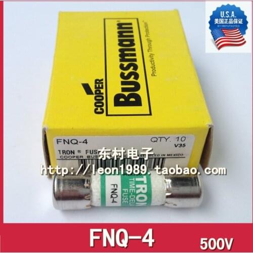 TRON US BUSSMANN Fuse Fuse FNQ-4 FNQ-4-1 / 2 500V 10 times; 38mm