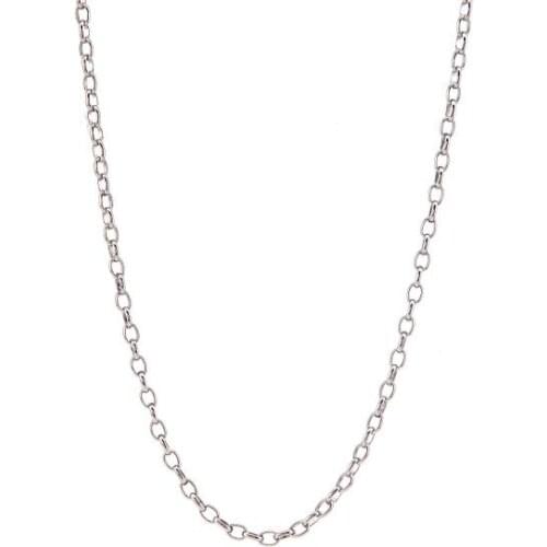 Vinnie Design Jewelry High Quality Stainless Steel 80cm Silver Color Rolo Link Chains Necklace 10pcs/lot Wholesale