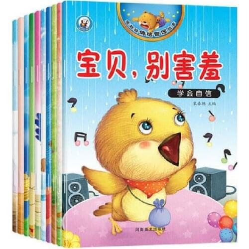 10books /set,Chinese Mandarin bedtime stories books pinyin picture for 0-6 kids