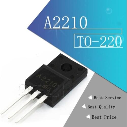 10PCS A2210 C6082 TO-220F 5Pairs (5pcs 2SA2210 + 5pcs 2SC6082) TO-220 new original