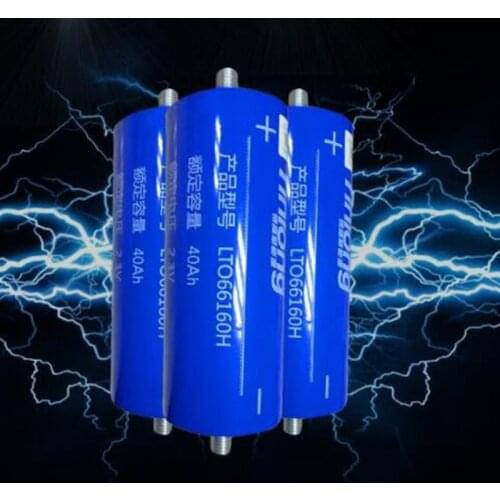 2pcs 66160H 2.4v 40Ah Lithium titanate battery cell 2.3v 66160 10C 400A 66210 for diy pack power tool super long cycle life