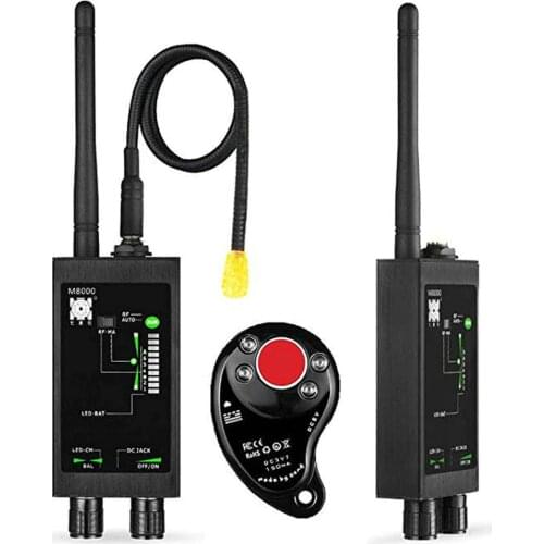 M8000 Bug Anti Spy Rf Signal Detector Radio Wave Scanner For Gsm Gps Audio Monitor Finder Camera Bugs Locator Anti Tracking Tool