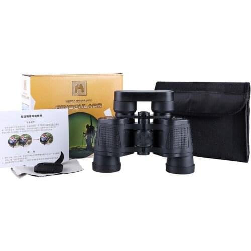 Binoculars 80X80 Long Range 30000m HD High Power Telescope Optical Glass lens Low light night vision for Hunting Sports scope