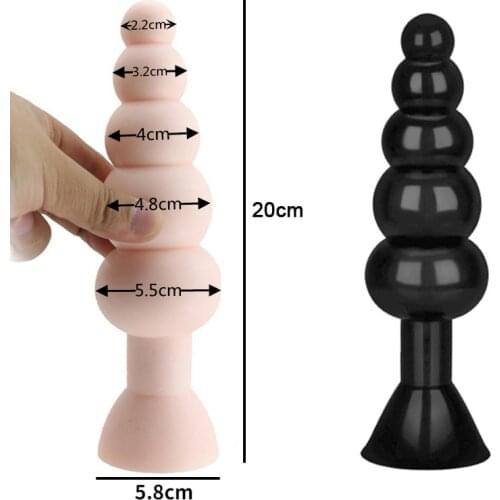 Large Anal Beads Sex Toys For Women Men Lesbian Huge Big Dildo Butt Plugs Male Prostate Massage Female Anus Expansion