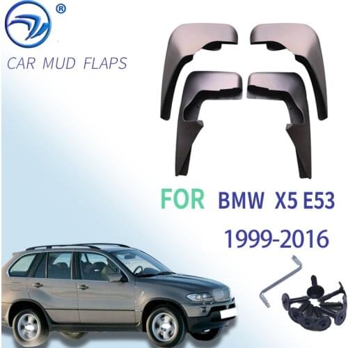 Car Mud Flaps Splash Guards Mudguards Mud Flap Front Rear for Fender For BMW X5 E53 2000 2001 2002 2003 2004 2005 2006