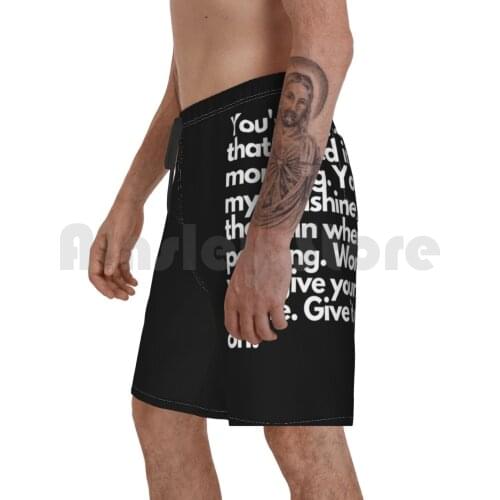 Daniel Caesar-Best Part Beach Shorts Men Beach Pants Swimwear Best Part Daniel Freudian Get You Daniel Caesar