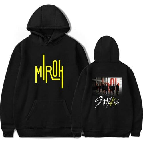 Kpop Stray kids MIROH Hoodies Sweatshirt Streetwear Warm Hoodie Tracksuit Stray kids Album Pullover Fashion Jacket Tops Clothes