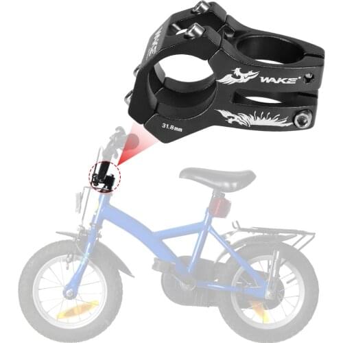 Children Balance Bicycle Stem Bike Aluminum Alloy Riser MTB Mountain Road Handlebar Stem For 22.2/25.4/ 31.8mm