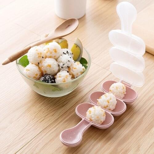 Home shaking music rice ball mould household childrens complementary food shaking rice ball rice ball grinding tools baby