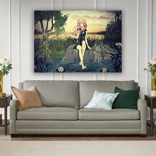 Home Decorative Print Canvas Oil Painting Wall Art Anime Guilty Crown Poster For Living Room Wall Decor