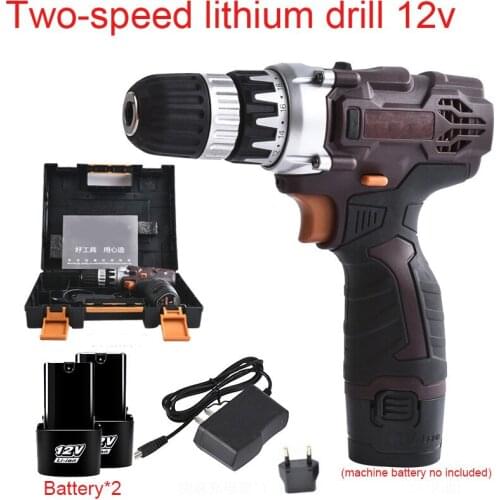 12V Lithium drill Electric Screwdriver Cordless Drill Lithium-Ion Battery Wireless Power Driver DIY Torque drill Power Tools