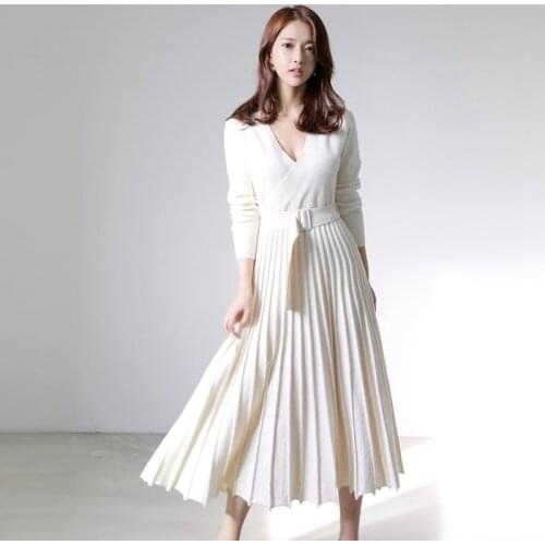 FlyingTown Fashionable Knitted Dresses
